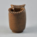 Arne Bang, Denmark , stoneware vase with matte brown glaze A1743