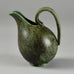 Arne Bang, own studio, Denmark, Stoneware pitcher with speckled green glaze