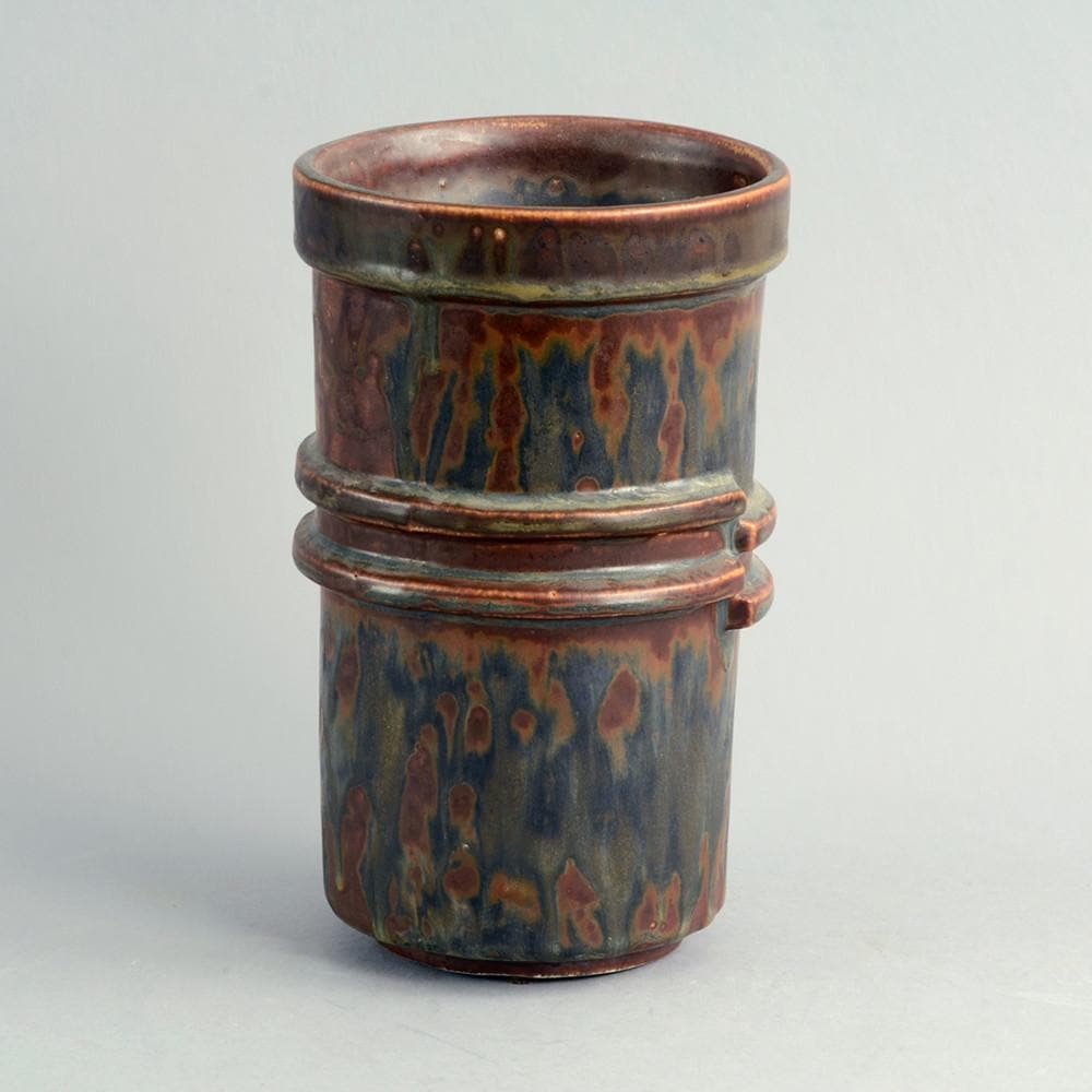 Art Deco stoneware vase by Bode Willumsen N5018 - Freeforms
