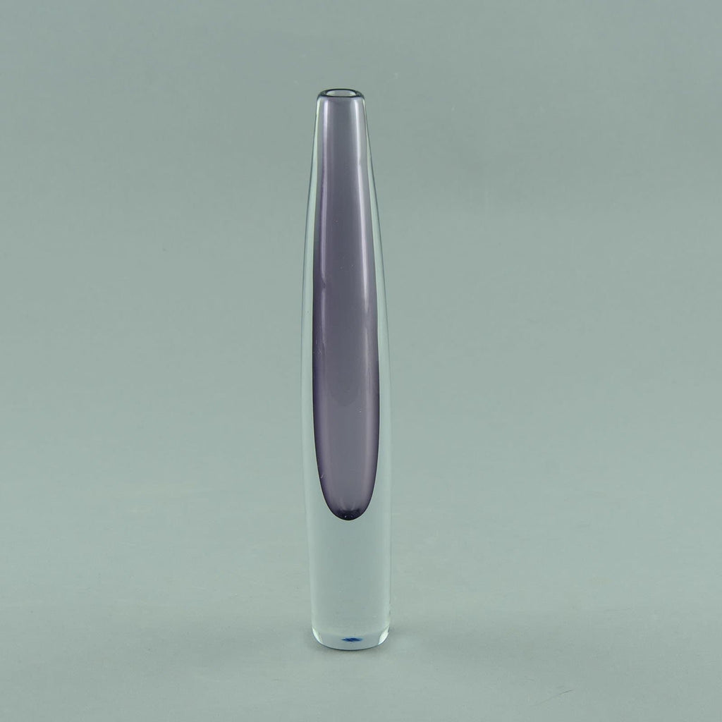 Asta Stromberg for Strombergshyttan Sommerso "Sputnik" vase in purple N9266 - Freeforms