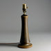 Berndt Friberg for Gustasberg lamp with brown haresfur glaze D6202 - Freeforms