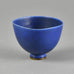 Berndt Friberg for Gustavsberg bowl with blue haresfur glaze F8324 - Freeforms