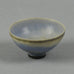 Berndt Friberg for Gustavsberg bowl with pale blue-gray haresfur glaze F8216 - Freeforms