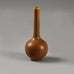 Berndt Friberg for Gustavsberg cabinet vase with burnt orange glaze E7035 - Freeforms