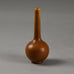 Berndt Friberg for Gustavsberg cabinet vase with burnt orange glaze E7035 - Freeforms
