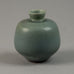 Berndt Friberg for Gustavsberg cabinet vase with pale blue glaze G9375 - Freeforms