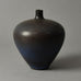 Berndt Friberg for Gustavsberg, large vase with dark blue haresfur glaze G9294 - Freeforms