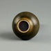 Berndt Friberg for Gustavsberg, long necked cabinet vase with brown haresfur glaze D6335 - Freeforms