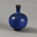 Berndt Friberg for Gustavsberg miniature vase with blue glaze E7386 - Freeforms