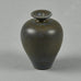 Berndt Friberg for Gustavsberg miniature vase with blue-gray haresfur glaze F8281 - Freeforms