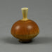 Berndt Friberg for Gustavsberg, miniature vase with brown haresfur glaze F8152 - Freeforms