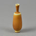 Berndt Friberg for Gustavsberg miniature vase with brown haresfur glaze F8256 - Freeforms