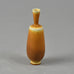 Berndt Friberg for Gustavsberg miniature vase with brown haresfur glaze F8256 - Freeforms