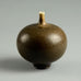 Berndt Friberg for Gustavsberg, round vase with brown haresfur glaze D6334 - Freeforms