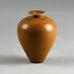 Berndt Friberg for Gustavsberg, small vase with brown haresfur glaze D6283 - Freeforms