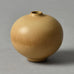 Berndt Friberg for Gustavsberg small vase with pale brown haresfur glaze F8325 - Freeforms