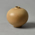 Berndt Friberg for Gustavsberg small vase with pale brown haresfur glaze F8325 - Freeforms
