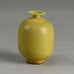 Berndt Friberg for Gustavsberg small vase with yellow haresfur glaze F8131 - Freeforms
