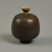 Berndt Friberg for Gustavsberg, Sweden, vase with brown glaze F8153 - Freeforms