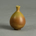 Berndt Friberg for Gustavsberg vase with brown haresfur glaze E7187 - Freeforms