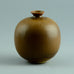 Berndt Friberg for Gustavsberg, vase with dark brown haresfur glaze B3186 - Freeforms