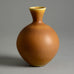 Berndt Friberg for Gustavsberg, vase with golden brown haresfur glaze D6308 - Freeforms