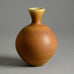 Berndt Friberg for Gustavsberg, vase with golden brown haresfur glaze D6308 - Freeforms