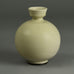 Berndt Friberg for Gustavsberg, vase with white haresfur glaze E7215 - Freeforms
