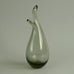 Bird vase in gray glass by Holmegaard N7613 - Freeforms