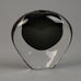 Black glass "Sommerso" vase by Nils Landberg for Orrefors A1042 - Freeforms