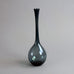 Blue glass bottle vase by Arthur Carlsson Percy for Gullaskrufs Glasbruk N8159 - Freeforms