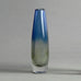 Blue glass "Kraka" vase by Sven Palmquist for Orrefors N7317a - Freeforms