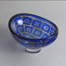Blue glass "Ravenna" bowl by Sven Palmquist for Orrefors N1665 - Freeforms