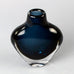 Blue glass "Sommerso" vase by Nils Landberg for Orrefors A1360 - Freeforms