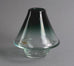 Blue-gray glass vase by Bengt Orup for Johansfors A1175 - Freeforms