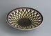 Bowl with geometric design by Inke Lerch Brodersen A1544 - Freeforms