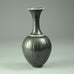 Bridget Drakeford, UK, porcelain vase with black glaze B3963 - Freeforms