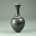 Bridget Drakeford, UK, porcelain vase with black glaze B3963 - Freeforms