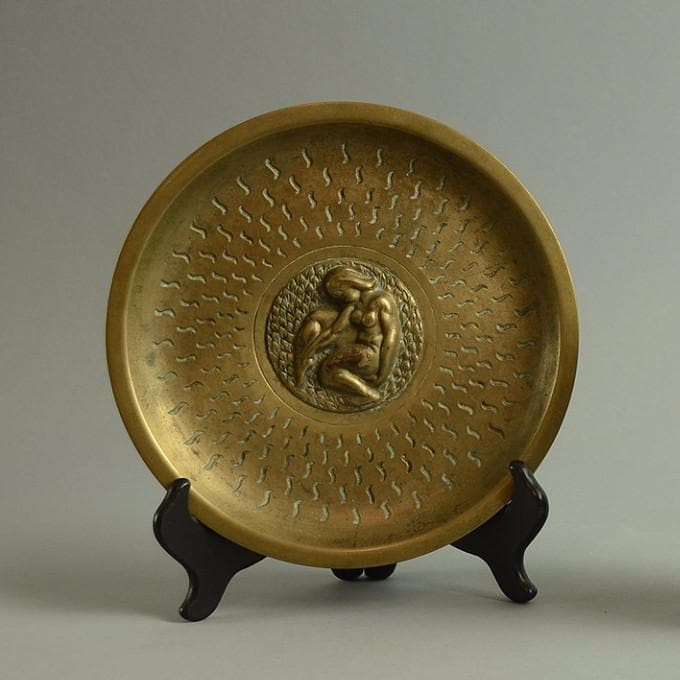 Bronze dish by Tinos N5335 - Freeforms