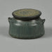 Carl Harry Stalhane for Rorstrand miniature jar with blue haresfur glaze E7370 - Freeforms
