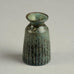 Carl Harry Stalhane for Rorstrand miniature vase with blue haresfur glaze D6111 - Freeforms