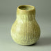 Carl Harry Stålhane for Rörstrand vase with beige matte glaze C5419 - Freeforms