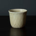 Carl Harry Stålhane for Rörstrand vase with cream haresfur glaze G9433 - Freeforms