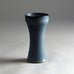 Carl Harry Stålhane for Rörstrand vase with matte blue glaze E7083 - Freeforms