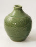 Celadon vase by Hans Henrik Hansen for Royal Copenhagen N5364 - Freeforms