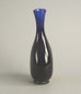 "Colora" blue glass vase by Vicke Lindstrand for Kosta N6517 - Freeforms