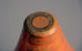 Earthenware terra-sigillata smoke fired ceramic vase by Duncan Ross N9708 - Freeforms