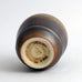 Ebbe Sadolin for Bing & Grondahl, vase with brown glaze F1771 - Freeforms