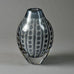 Edvin Ohrstrom for Orrefors, "ariel" vase in gray and clear glass F8341 - Freeforms