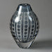 Edvin Ohrstrom for Orrefors, "ariel" vase in gray and clear glass F8341 - Freeforms